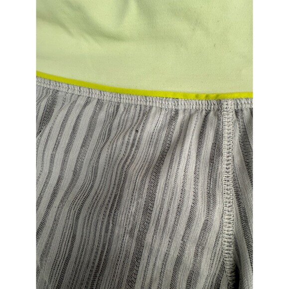 Lululemon Speed Up Running Shorts Women's Size 6 Gray/Lime Multi Lined - Picture 6 of 11
